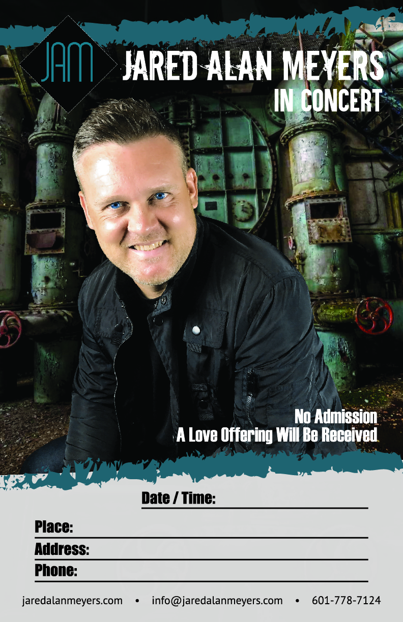 Jared Alan Meyers | Downloadable Concert Poster
